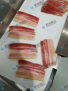 多功能熟肉切片機(jī)，切2mml臘肉片片厚薄均勻效果贊!